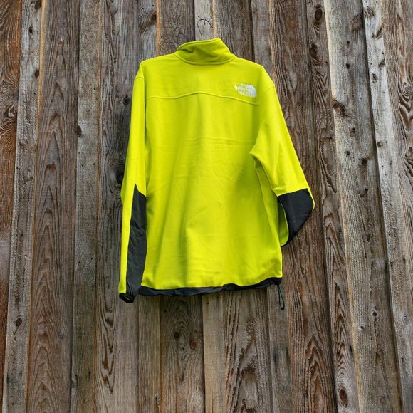 NWT The North Face Men's TKA Kataka Fleece Jacket Yellow Sulphur Spring Green - Picture 3 of 14